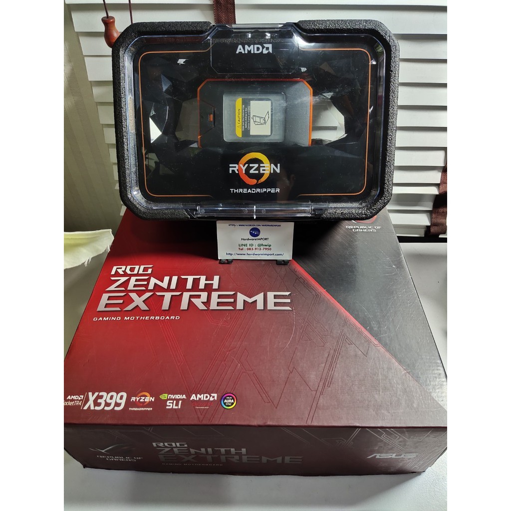 THEADRIPPER 2990WX แถม X399 ROG ZENITH ประกัน 08/2021 แถม ML280 RGB