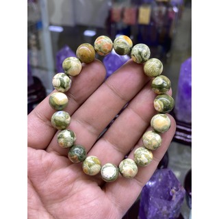 Rhyolite Jasper กำไลหินธรรมชาติแท้ 100%