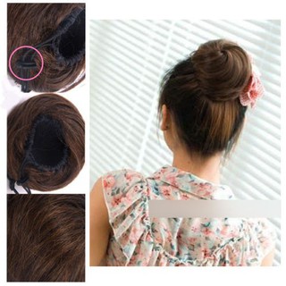 Scrunchie หางม้า แบบผูกเชือก แฟชั่น