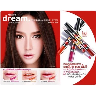 มิสทีน ดรีม ติ้น ลิปจุ่ม ลิปสติก ติดทน 1.5g Mistine Dream Lip and Tint