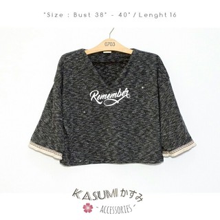 เสื้อแขนสั้น kasumi かすみ 🐇🌸