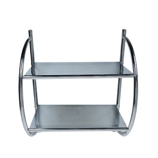 ชั้นวาง ชั้นแขวนติดผนัง 2 ชั้น MOYA 12010C สีโครม2-TIER SHELF UNIT MOYA 12010C CHROME