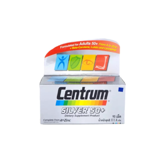 Centrum Silver 50+ เซ็นทรัม ซิลเวอร์ 50+ [30 เม็ด] , [90 เม็ด]