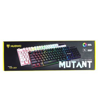 คีย์บอร์ดเกมมิ่ง NUBWO NK-23 Mutant Gaming Keyboard ไฟ LED BACKLIGHT