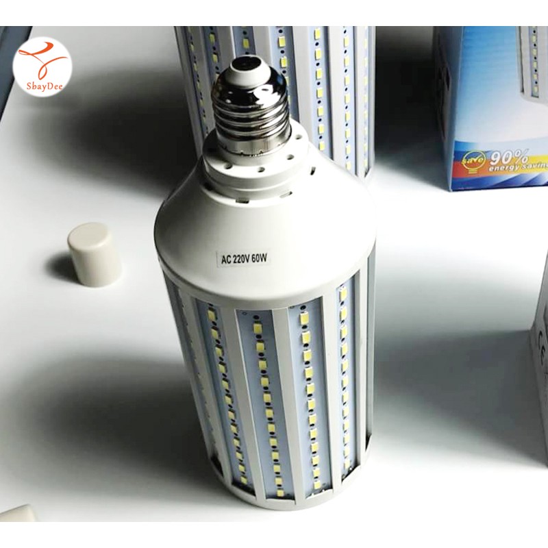 ภาพถ่ายสตูดิโอการถ่ายภาพ LED 40W-168ลูกปัด / 60W-204ลูกปัด / 120W-305ลูกปัด E27 5500K โคมไฟข้าวโพดอ่อนหลอดไฟกลางวัน