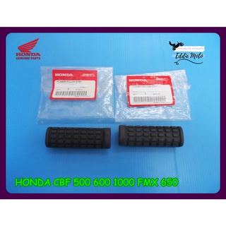 HONDA CBF 500 600 1000 FMX 650 FRONT FOOT REST PEG RUBBER SET "GENUINE PARTS"  // ยางพักเท้าหน้า ของแท้