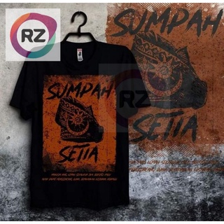 คอตต้อนคอกลมเสื้อยืดไมโครไฟเบอร์ พิมพ์ลาย Merdeka - Sumpah Setiap ไซซ์ XS-5XLS-5XL