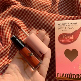 ลิปกรอสแมท Flamingo N216 Lip Gloss 4 In Love