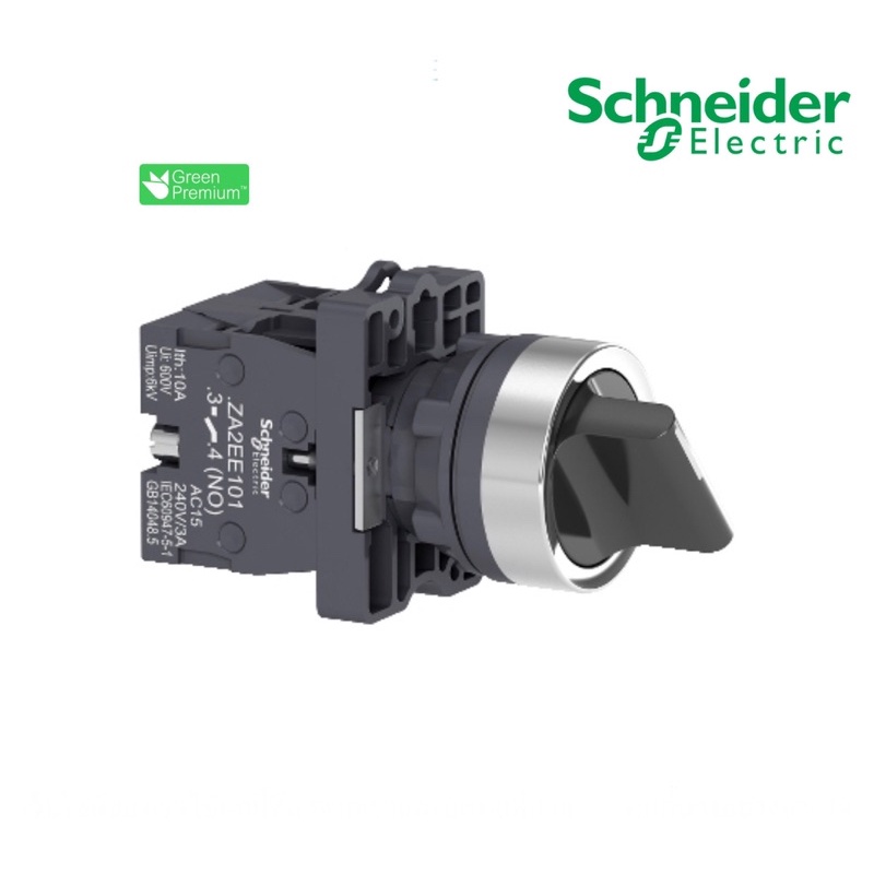 Schneider Electric สวิตช์ซีเลคเตอร์ สวิตช์ลูกศร 3 ตำแหน่งค้าง รุ่น XA2ED33