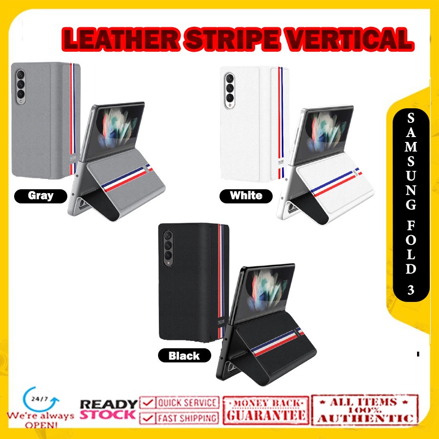 เคสขาตั้งหนัง Samsung Z Fold 3 Fold3