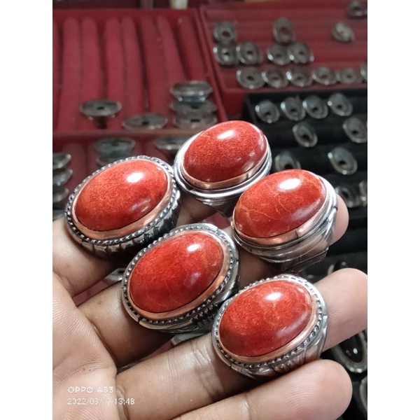 MARJAN AGATE RING STONE