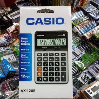 Casio AX120B เครื่องคิดเลขตั้งโต๊ะ 12หลัก ของใหม่ ของแท้