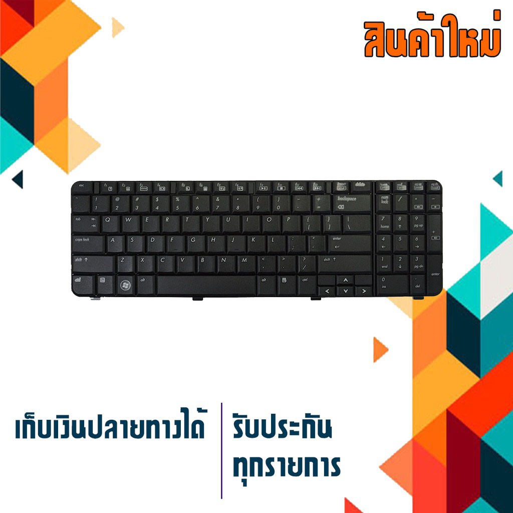 OEM คีย์บอร์ด เอชพี HP keyboard (ภาษาอังกฤษ) Presario CQ61 G61