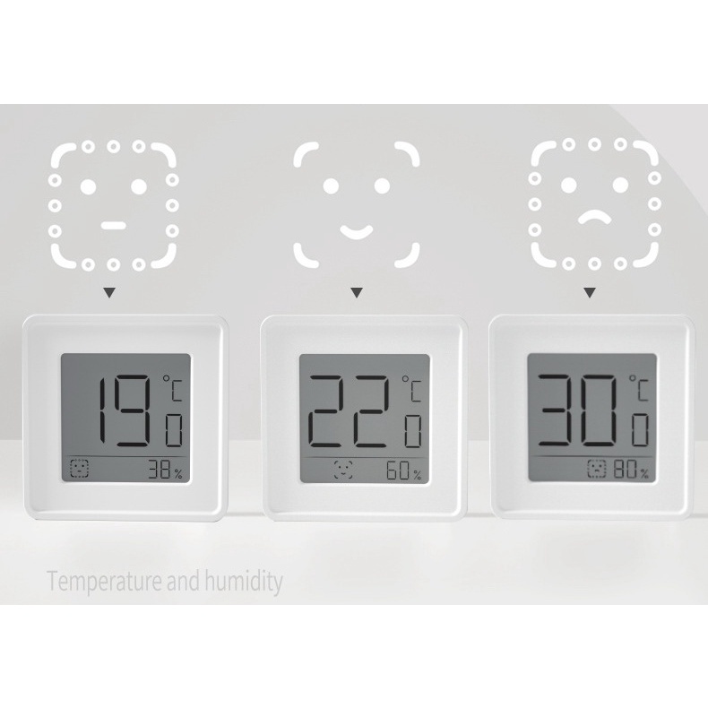 [ส่งจากไทยส่งไว] วัดอุณหภูมิ ความชื้น ขนาดเล็ก ไฮโกรมิเตอร์ พร้อมแสดงหน้าสถานะความสบาย - รูปที่ 4