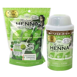 MADAM HENNA HERBAL TREATMENT COLOR มาดาม เฮนน่า ย้อมสีผม สูตรออแกนิค