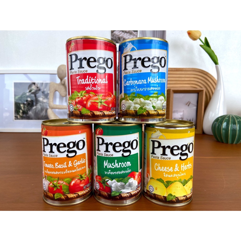 Prego ซอสสปาเก็ตตี้ 300-290 กรัม ซอสพาสต้า พรีโก้ prego Pasta Sauce