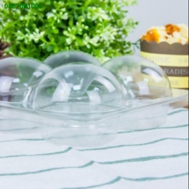 POI3366┇☋۞กล่องพลาสติกคัพเค้ก/ปุยฝ้าย