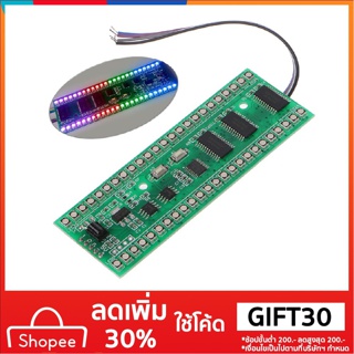 เครื่องขยายเสียงRgb Mcu จอแสดงผลแบบ Dual Channel 24 Led Vu