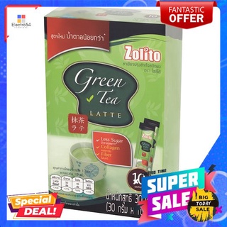 โซลิโต้ ชาเขียว ปรุงสำเร็จ 30 ก.X10ซ.ZOLITO GREEN TEA LATTE 30 G.X10 STICKS