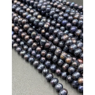 Black fresh water pearls ไข่มุกดำ