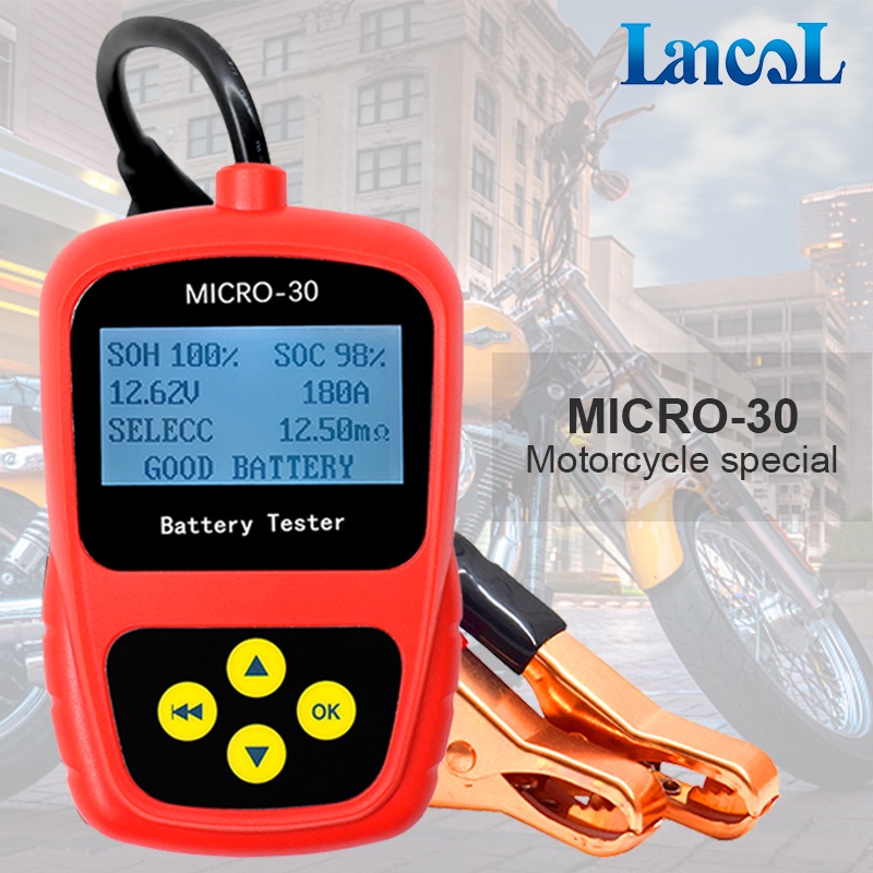 LANCOL MICRO30 Motorcycle 12V Battery Tester Analyzer พร้อมราคาดีที่สุด