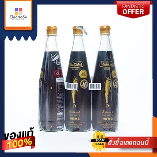 เมกาเชฟ น้ำปลาแท้ 700 มล. X3MEGACHEF FISH SAUCE 700 ML. X3