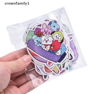 [crownfamily1] สติกเกอร์ ลายยูนิคอร์น สําหรับติดตกแต่งกระเป๋าเดินทาง DIY 50 ชิ้น ต่อแพ็ก