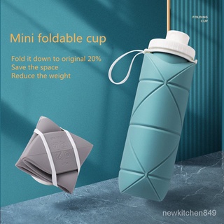 ขวดน้ำพกพา Water Bottles ขวดน้ำพับเก็บได้ ขวดน้ำเดิมป่า Foldable Mini Cup Kettle Outdoor -สินค้ามีพร้อมส่ง-