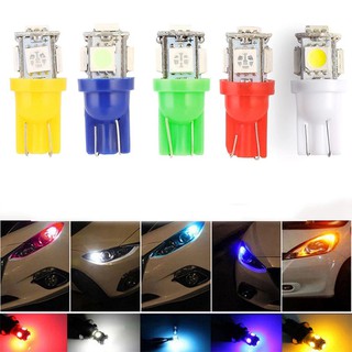 1Pcs T10 194 168 W5w 12V 24V Dc Light Bulbs 2825 5050 Chips Interior Car Lights Door Reading Lamps Ice Blue Pink Blue W