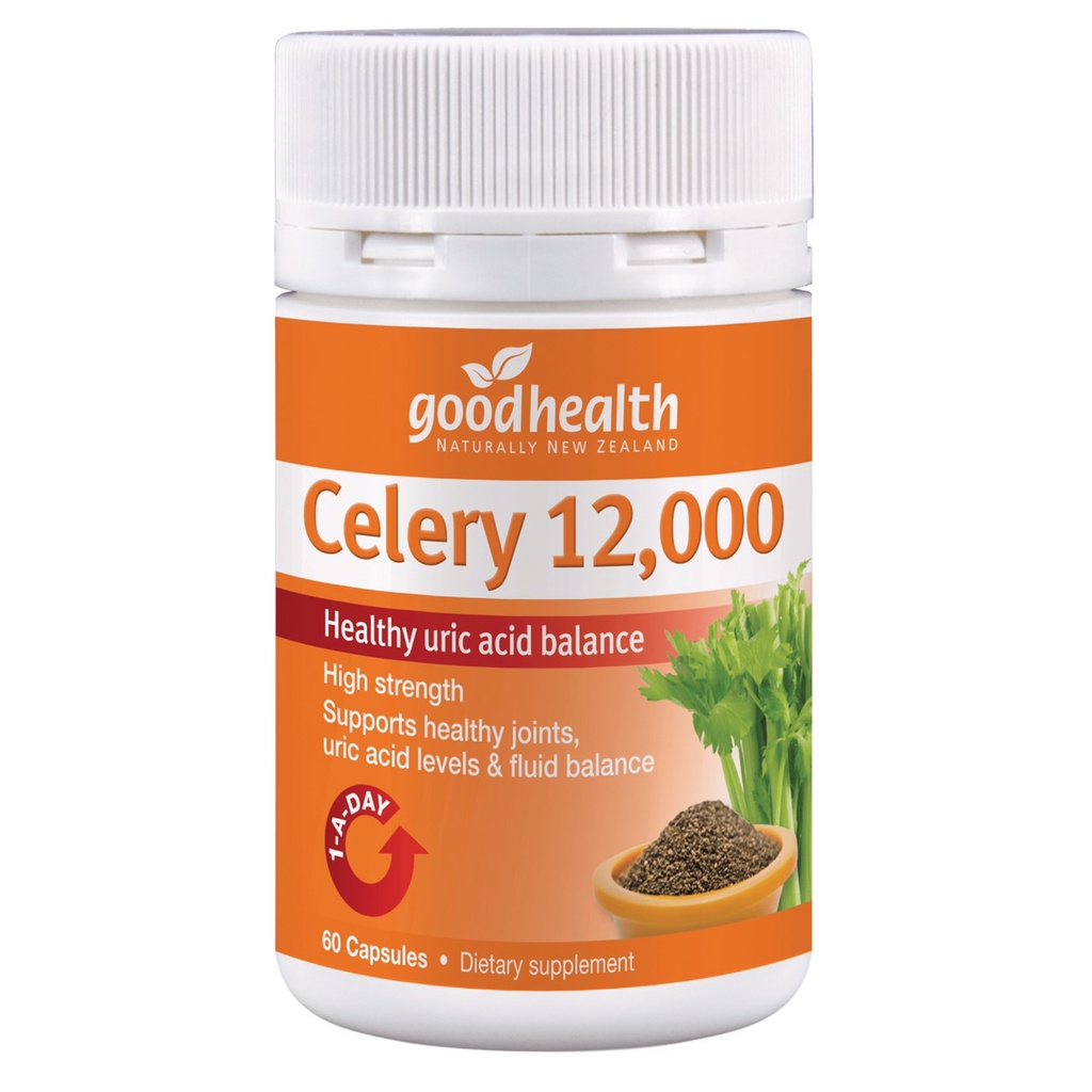 [ของแท้100%] Goodhealth Celery 12,000mg คื่นช่าย contains high strength celery seed 60 แคปซูล