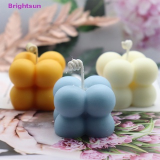 Brightsun แม่พิมพ์ซิลิโคน รูปลูกบาศก์ สําหรับทําสบู่ แฮนด์เมด DIY