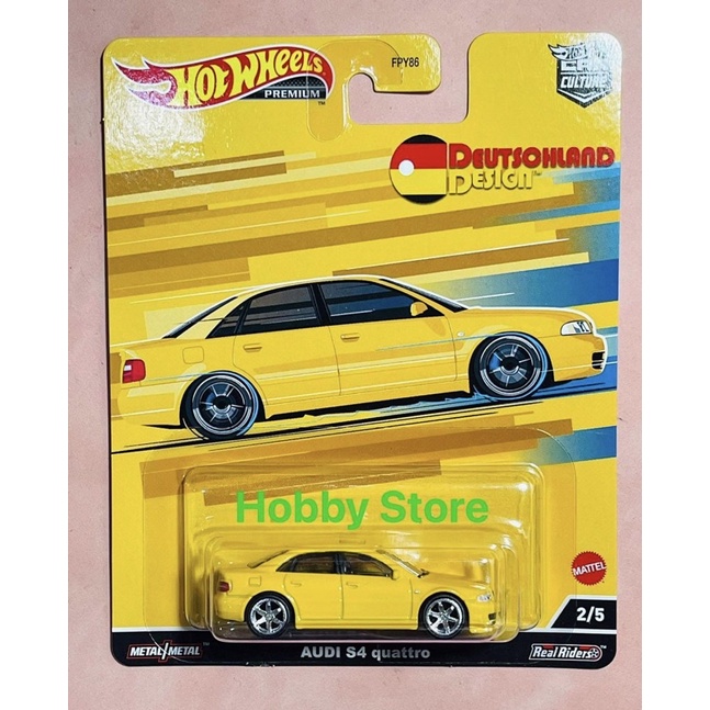 Hobby Store Hot Wheels 1 / 64 รถรุ ่ น Deutschland Premium Audi S4 Quattro