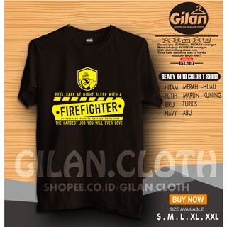 เสื้อยืด พิมพ์ลาย DISTRO FIRE FIGHTER - SAKAZUKI