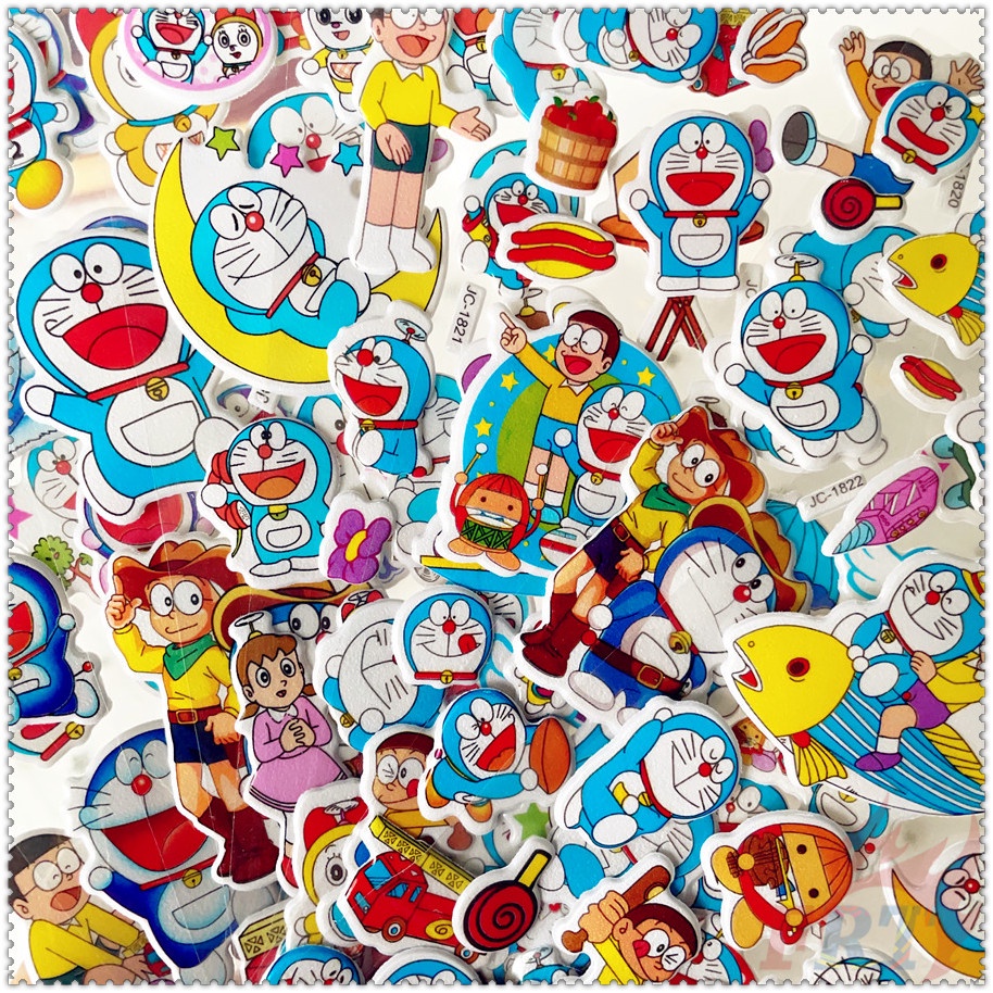 ▶ สติกเกอร์ ลายโดราเอมอน Q-1 DIY สําหรับติดตกแต่ง 5 แผ่น รูปที่ 8
