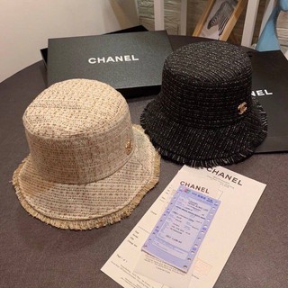 🌸หมวกบัคเก็ตผ้าทวีตงาน Chanel🌸#งานพร้อมส่งจ้าา