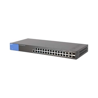 Gigabit Switching Hub LINKSYS (LGS528P-AP) 24 Port POE + 2 Port Combo Gigabit SF(By Shopee  SuperTphone1234)