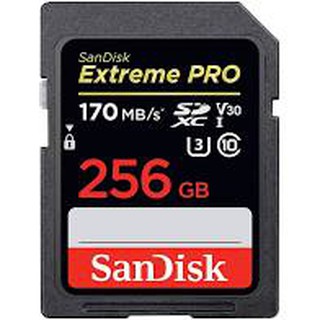 Sandisk SD ExtremePro 256GB 170MB/s ประกัน synnex Lifetime