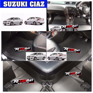 พรมปูพื้นรถยนต์ SUZUKI CIAZ แถมฟรีแผ่นกันสึกพลาสติกอย่างดีมูลค่า250-.บาท