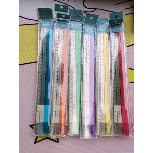 ไม้บรรทัดแบบหนา ตราbesico(Big C)