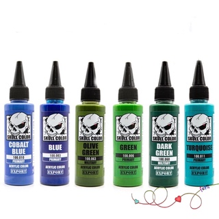 SKULL COLOR สีอะคริลิค ผสมสำเร็จ 60 ml