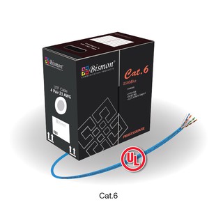 สายแลน Cat6 UTP cable  CM Rate UL (305เมตร/กล่อง)