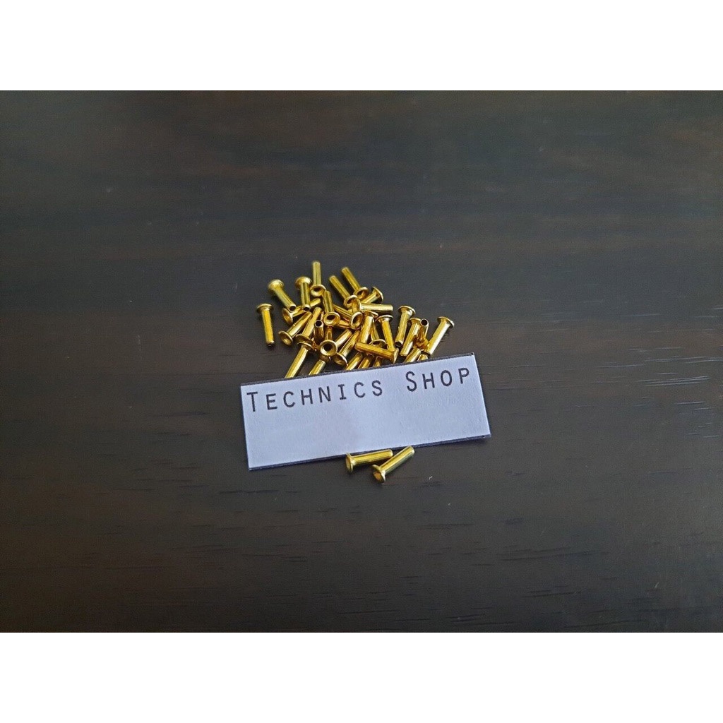 ตาไก่ทองเหลือง ถุงละ 30 ตัว 1.5มม. ยาว7.5มม. (1.5×7.5MM)