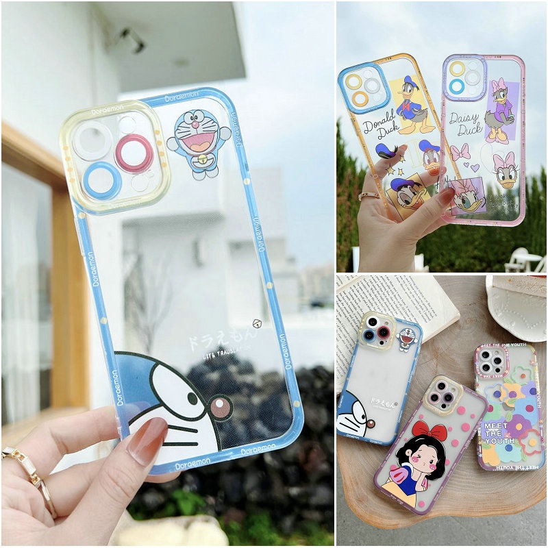 เคส Huawei Y7A Y9 Y9S Y7 Nova 3i 5T 7 SE Nova3i Nova5t Nova7se Huaweiy9 Huaweiy9prime huaweiy7 Pro2019 Pro Prime 2019 2020 Transparent Cartoon Duck Doraemon Soft Case