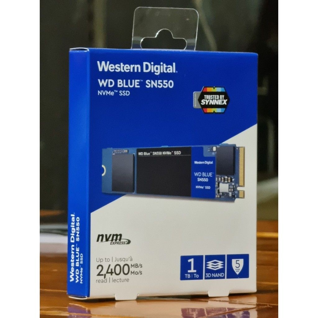 🔥โปรแรง WD BLUE SN550  1TB SSD M.2 2280 NVME #WDS100T2B0C (ของใหม่ 100% มือ 1 ยังไม่แกะซีล ประกันศูน