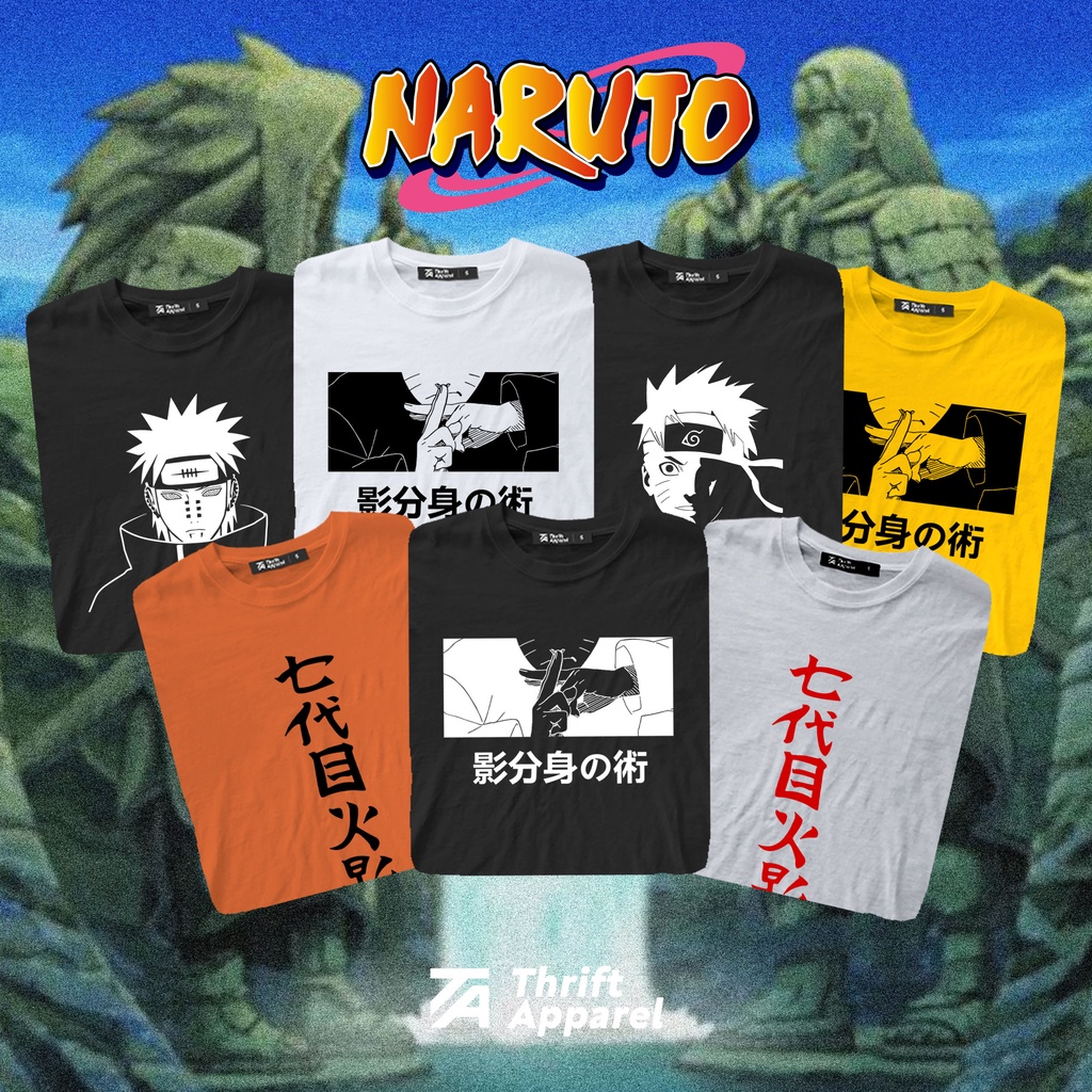 เสื้อยืด Naruto Tees | Thrift Apparel T-Shirt
