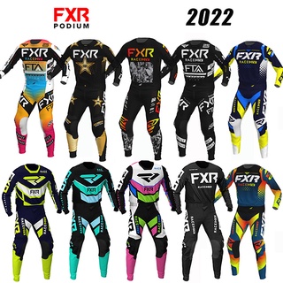 ใหม่ ชุดแข่งรถวิบาก FXR 2022 กางเกงวอร์มคอมโบ สําหรับรถมอเตอร์ไซค์วิบาก ออฟโร้ด