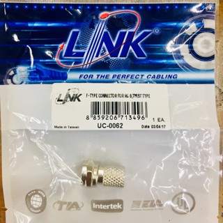 UC-0062 F-Type Connector for RG6 Twist Type Link