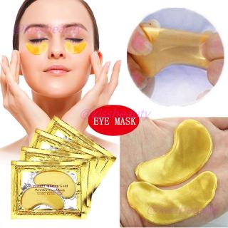 24K Gold Crystal Collagen Eye Mask Anti Aging/Dark Circles/Puffiness/Wrinkles Moisturizing Eye Masks Gel