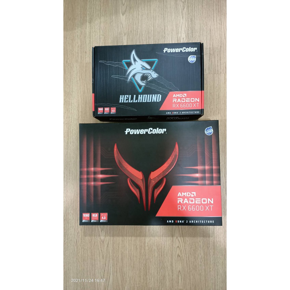 ขาย 2การ์ดจอ RX 6600XT มือ 1 ประกันศูนย์ไทย