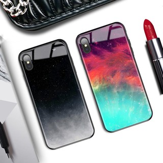 เคส  OPPO Reno 8T 8Z A78 6 5G A94 Reno 5 5Pro Reno 4 Pro 5G Reno2 2F Reno F11 Pro F9 F7 F5 F1s เคสแก้ว ยากเคส   Tempered Glass Back Shockproof Hard Casing Glass Case